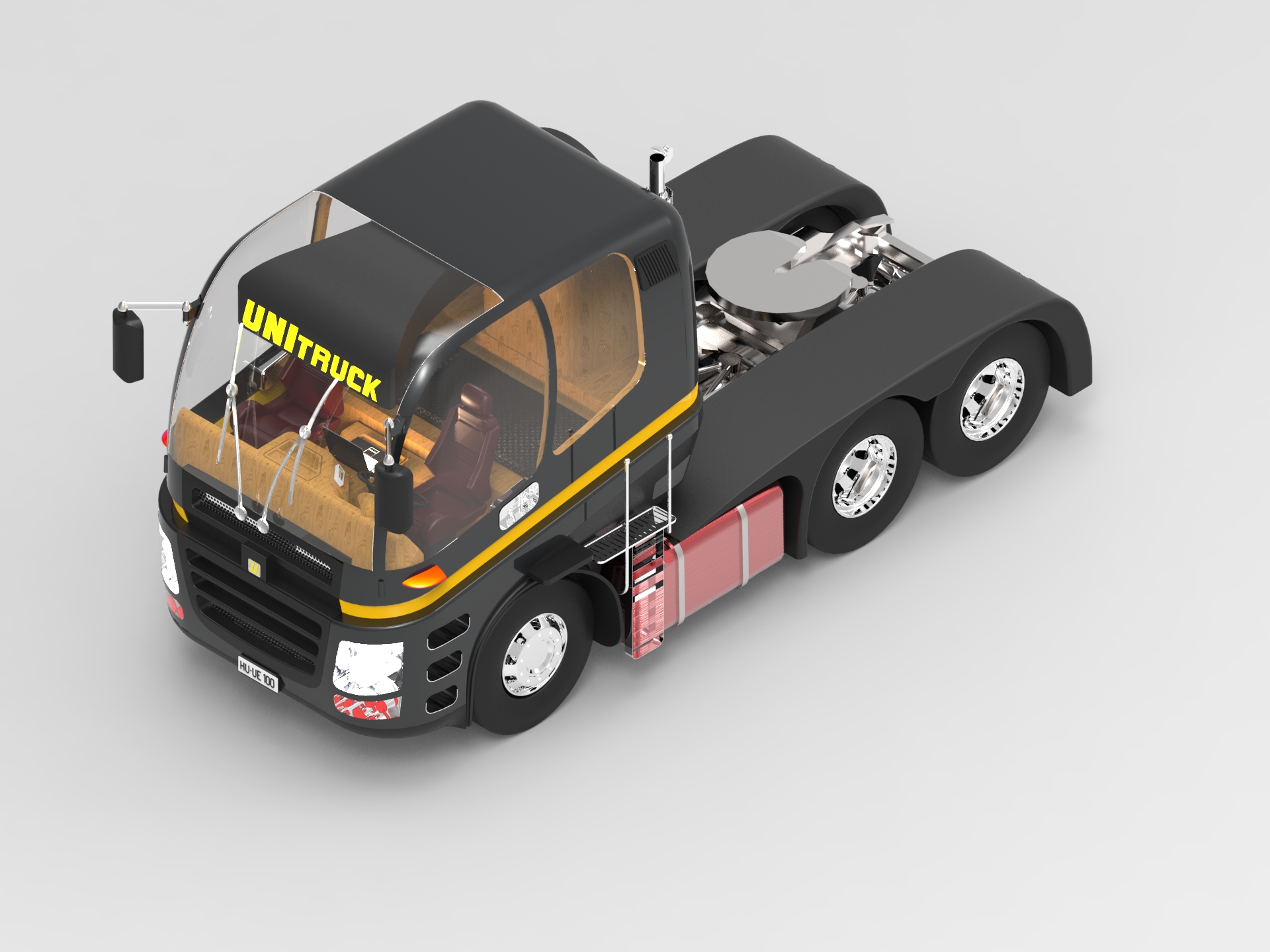 Chromatic II货车卡车模型3D图纸 x_t格式